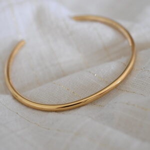 Open stainless steel armband